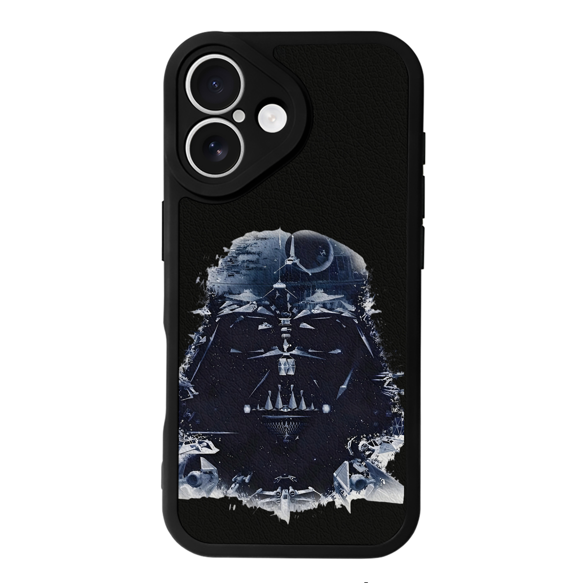 （画像用） スター・ウォーズ Star Wars 【iPhone 16シリーズ対応】シリコンスマホケース（レザー調） 材質：シリコン